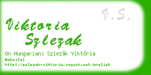 viktoria szlezak business card